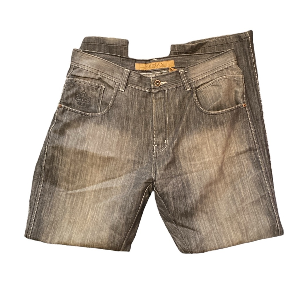 Koman Gray Denim Jeans